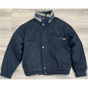 Vintage Haggar Outdoor Life Men's Black Bomber Jacket Size XL